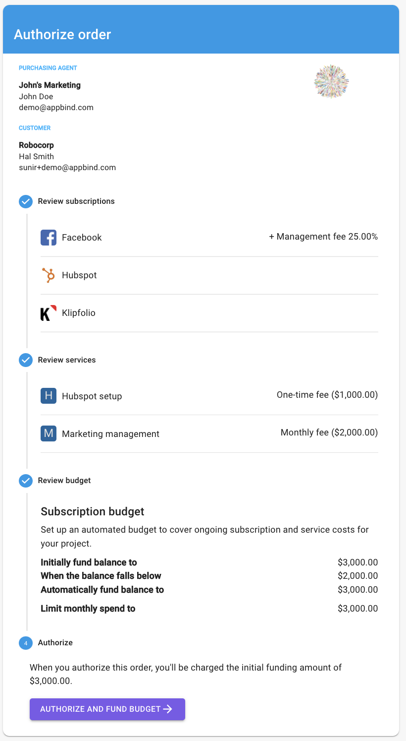 Subscription app manager